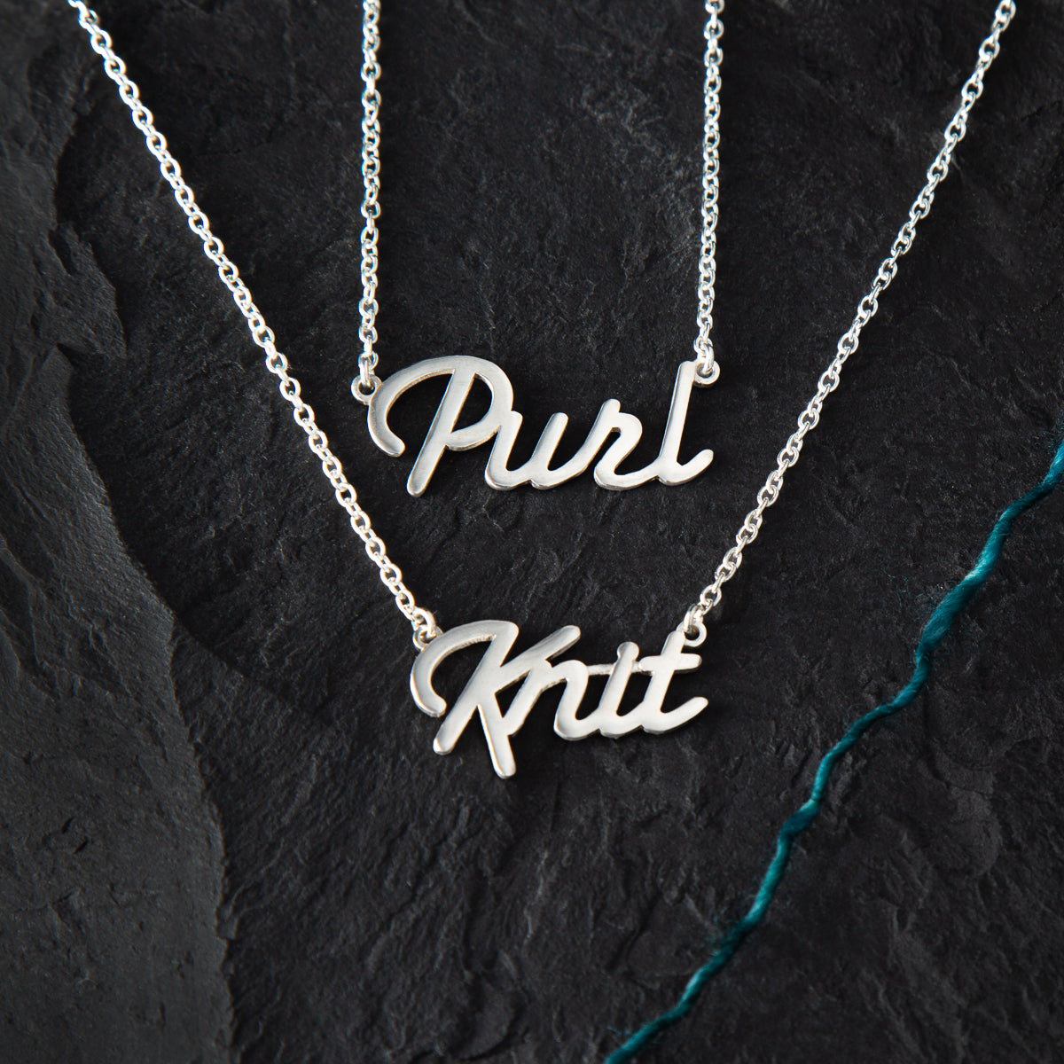 Sterling Silver Purl Necklace