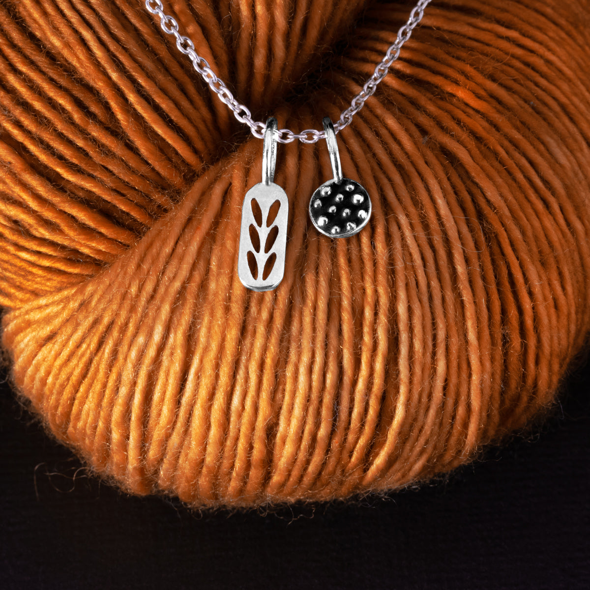 2019 Best Gifts for Knitters Sterling Stitch Marker Necklace