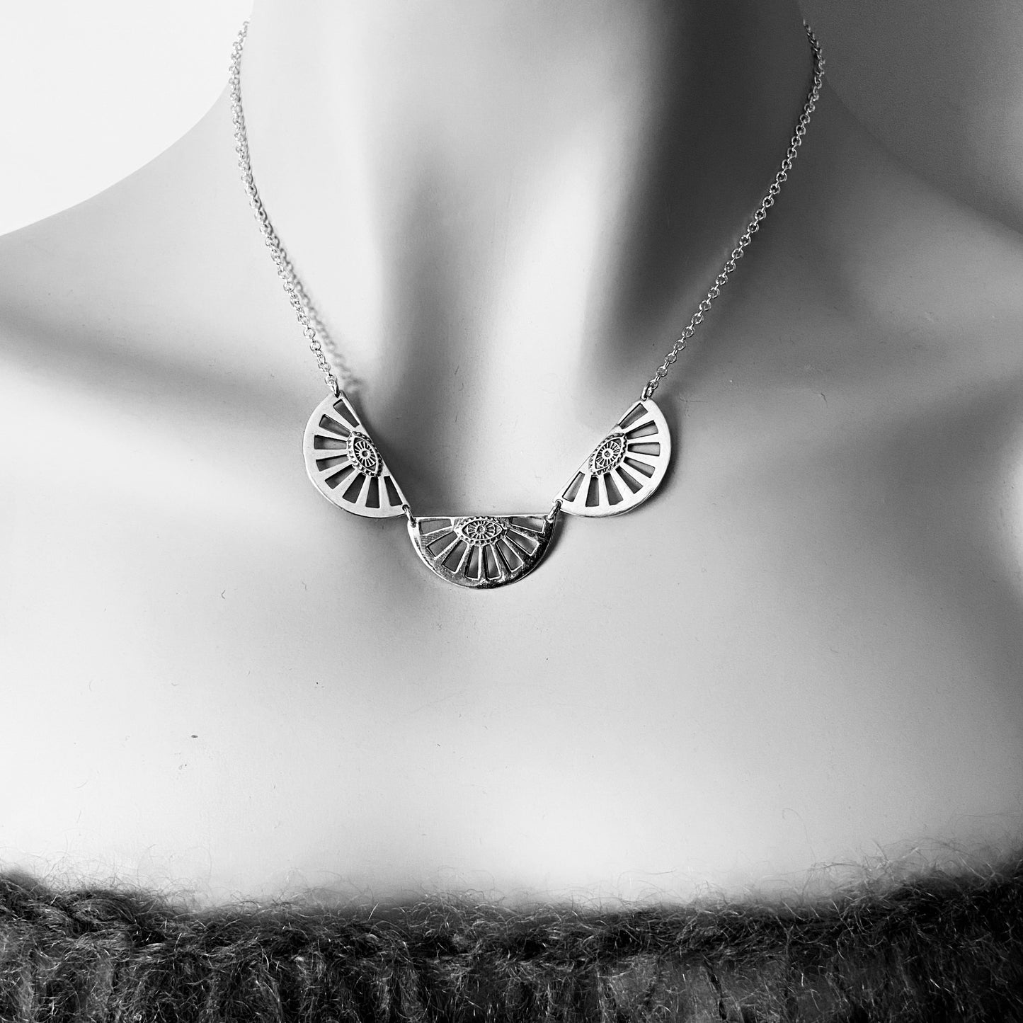 My 3rd Eye Is My Inner Eye Sterling Silver Necklace