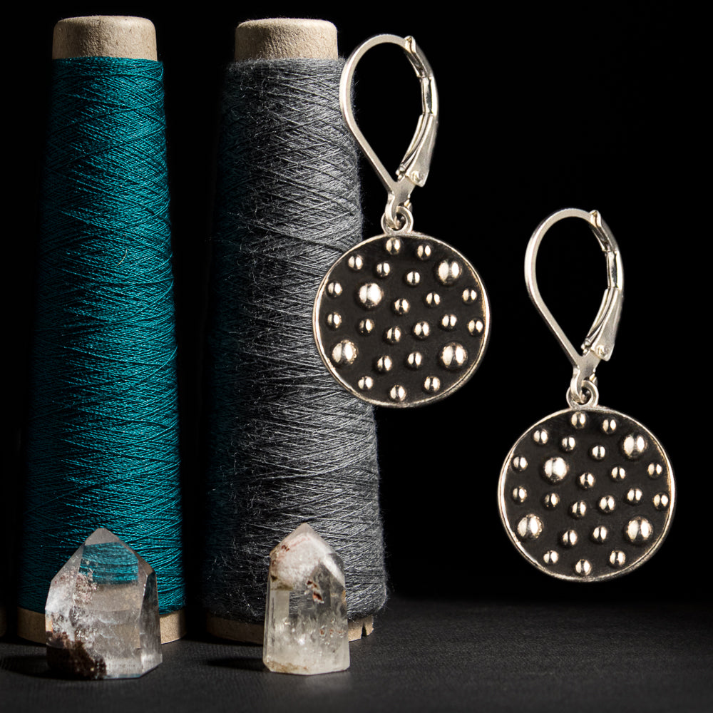 Sterling Silver Demi-Sec Mini Wave Earrings