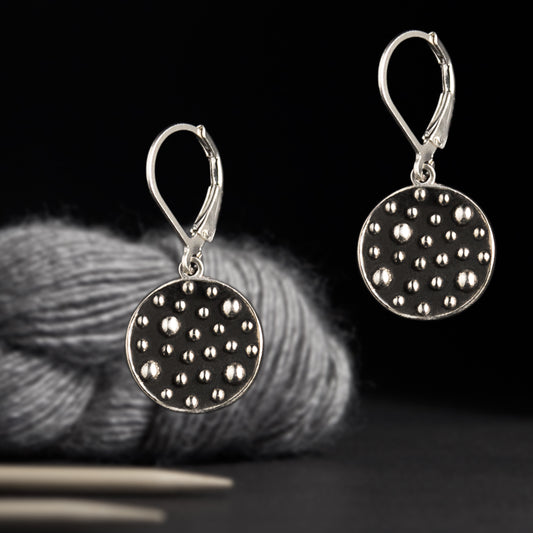 Sterling Silver Demi-Sec Mini Wave Earrings