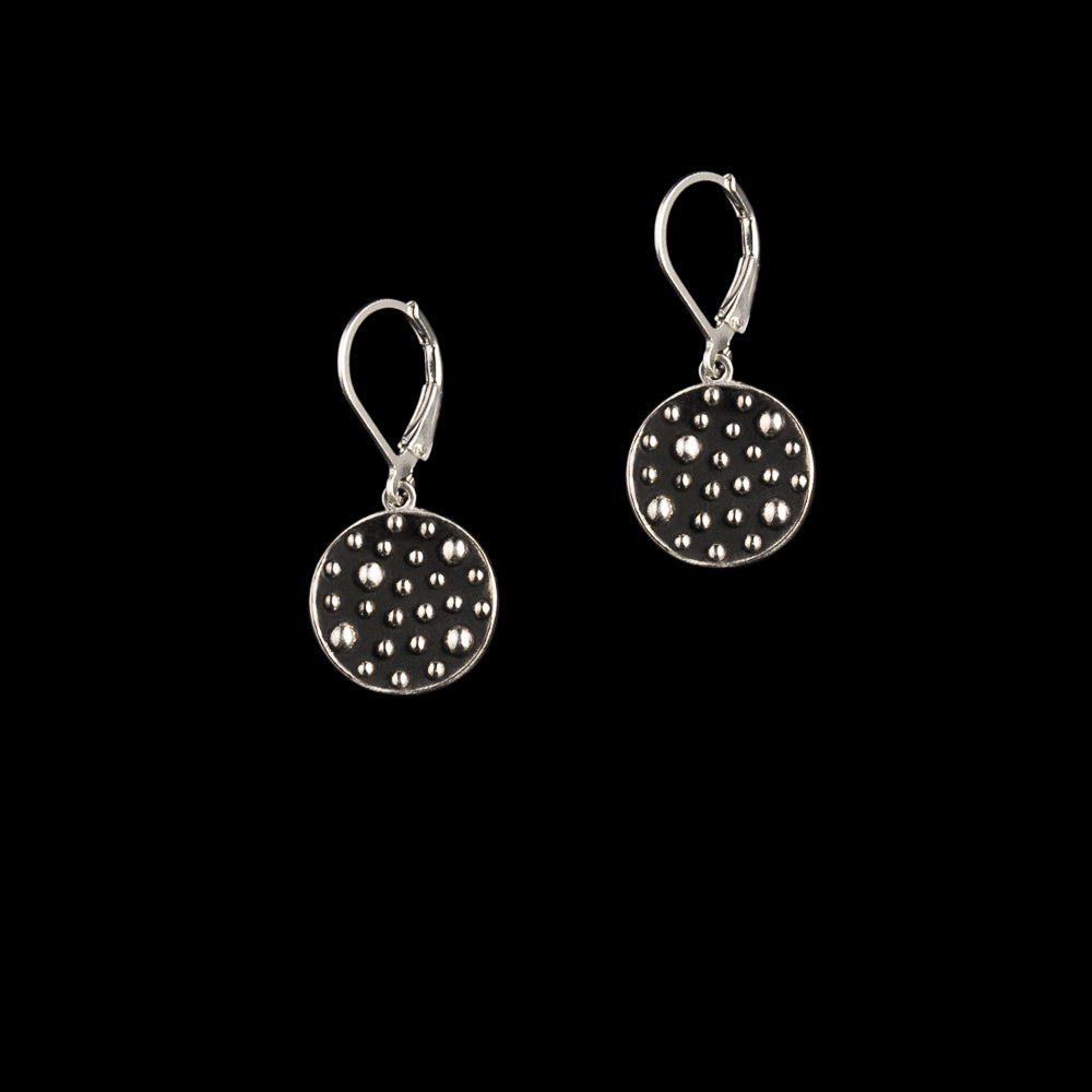 Sterling Silver Demi-Sec Mini Wave Earrings