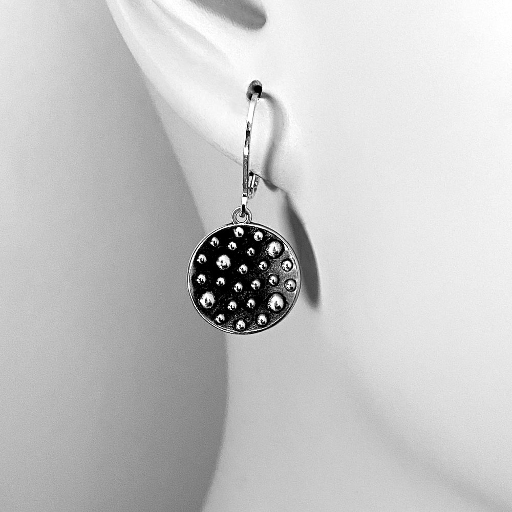 Sterling Silver Demi-Sec Mini Wave Earrings