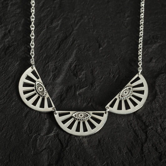 My 3rd Eye Is My Inner Eye Sterling Silver Necklace