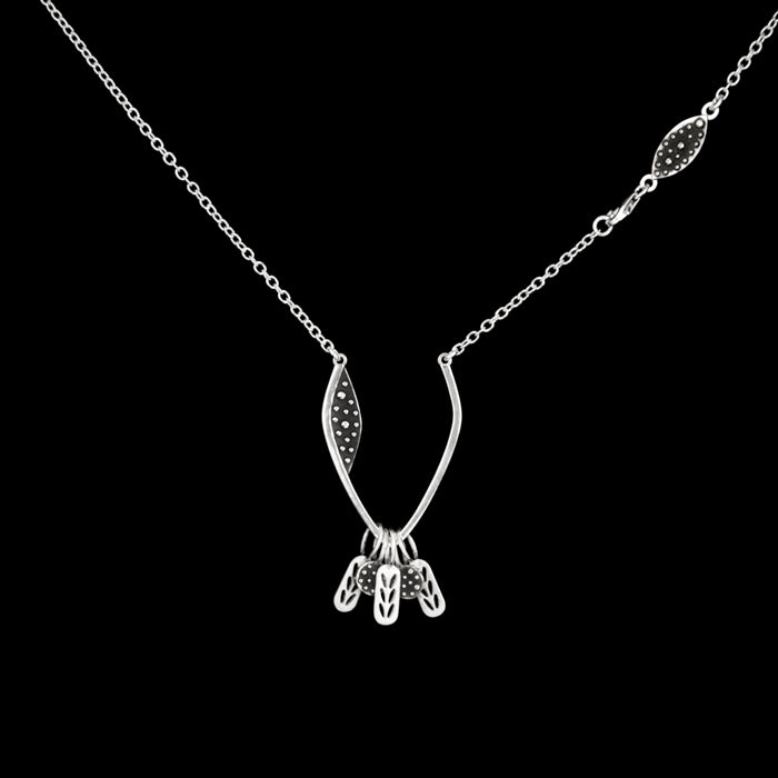 Sterling Silver Stitch Marker Necklace - Demi Sec