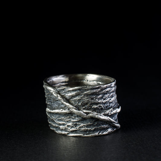 Porterness Studio Forget Me Not Knot Fiber Ring