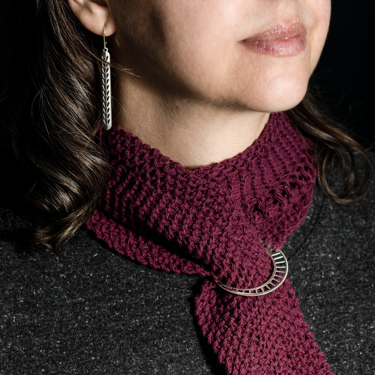 Porterness Sterling Silver Radiate Shawl Ring