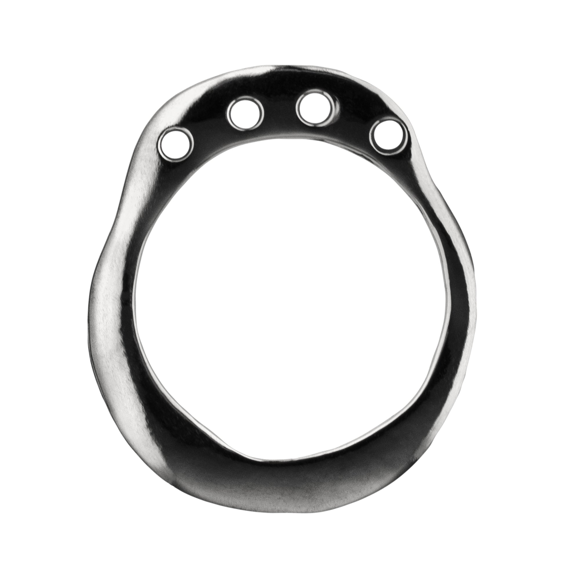 Porterness Studio Sterling Silver Hand Craved Shawl Ring