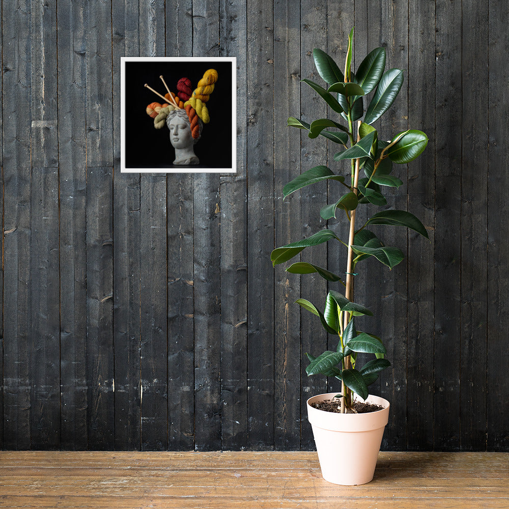 Porterness Studio Framed Photographic Print - What Are You Thinking? Yarn!
