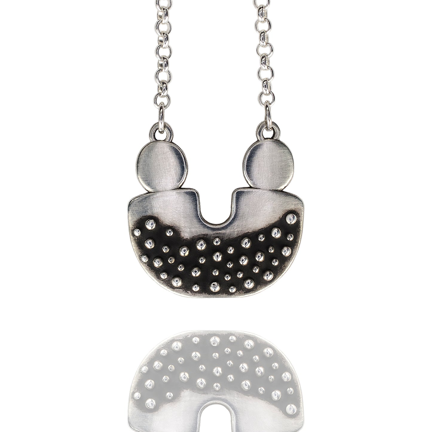 Porterness Studio Silver Modern Love Necklace