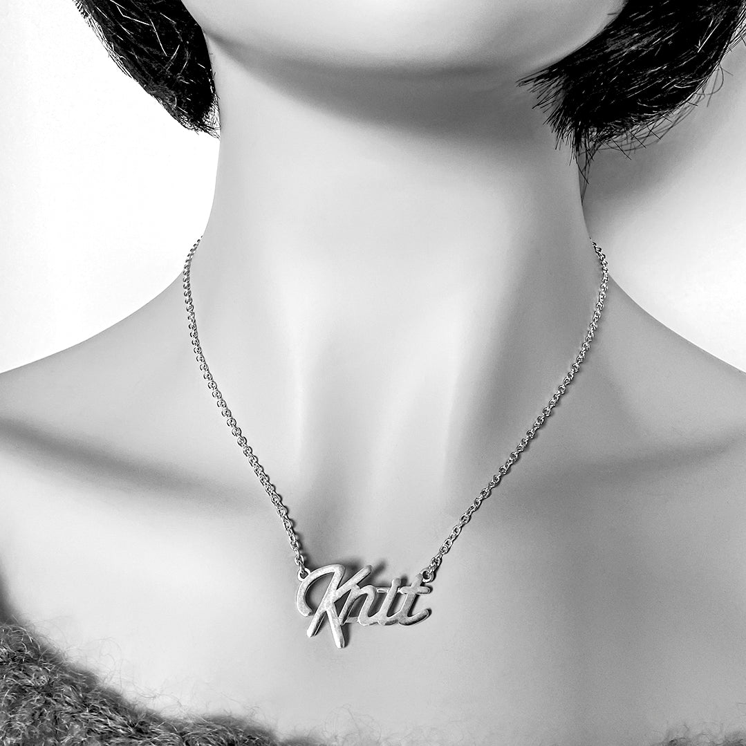"Knit" Lover Necklace