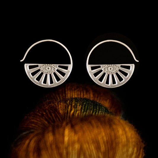 Sterling Silver Kate Eye Earrings