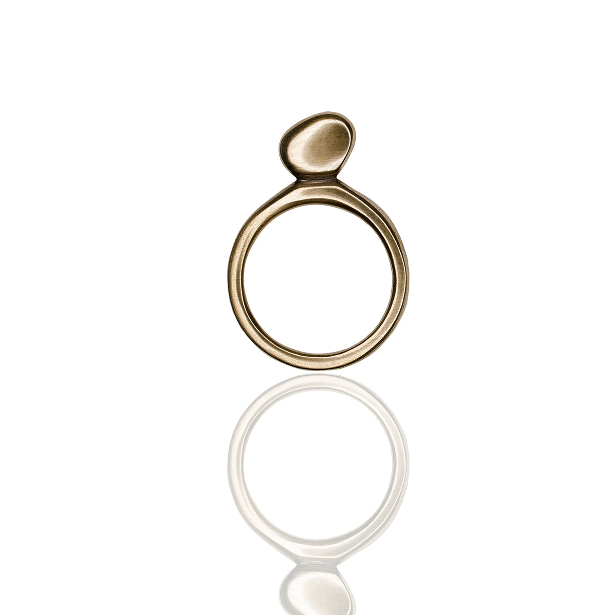 Bronze Pebble Ring