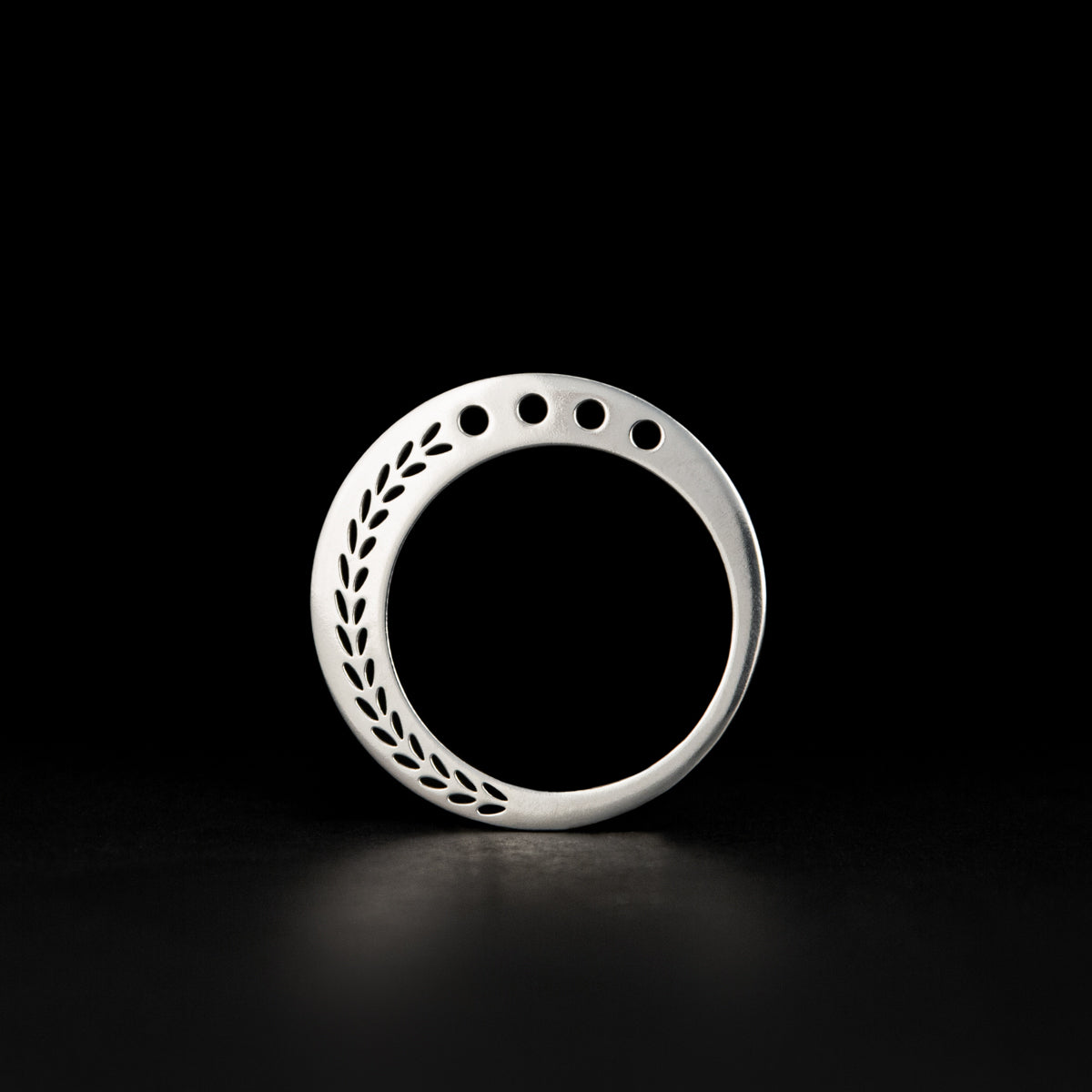 Sterling Silver Stockinette Sash / Shawl Ring