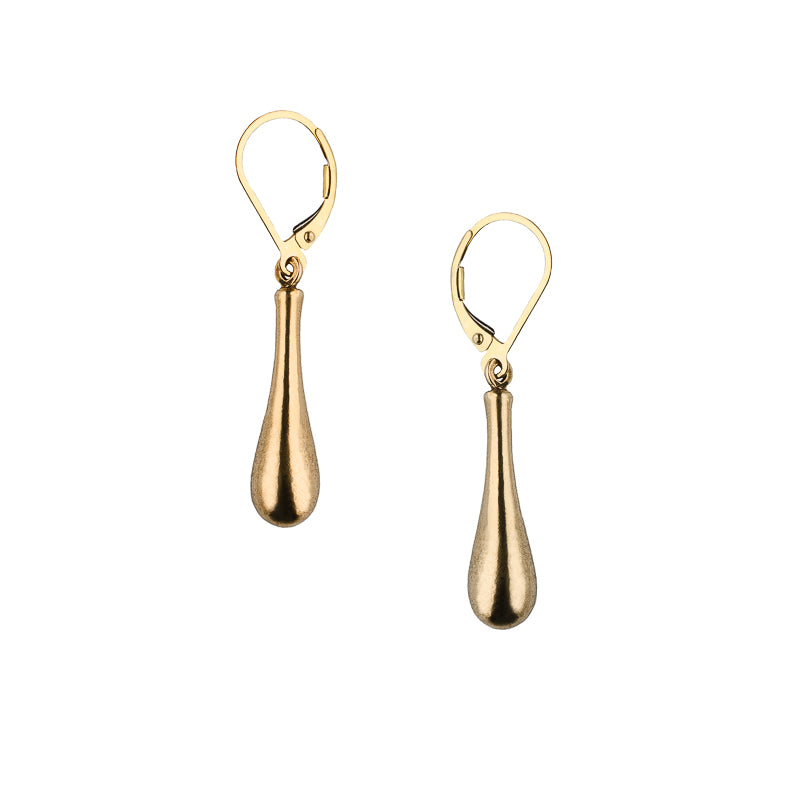 Porterness Studio Bronze and Gold Filled Drop Earrings