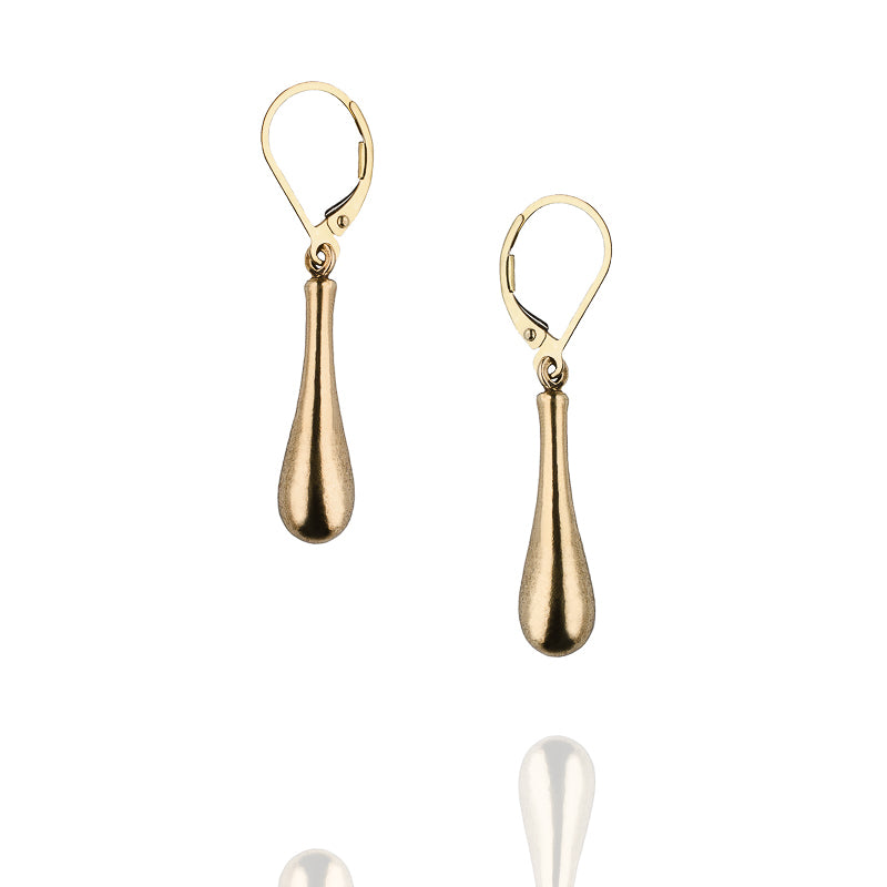 Porterness Studio Bronze and Gold Filled Drop Earrings