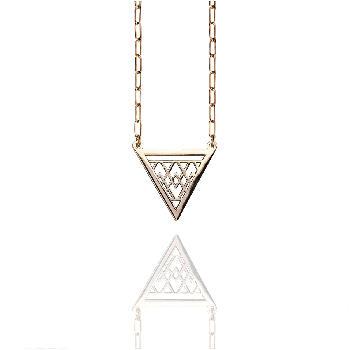 Porterness Studio Bronze Triangle Necklace