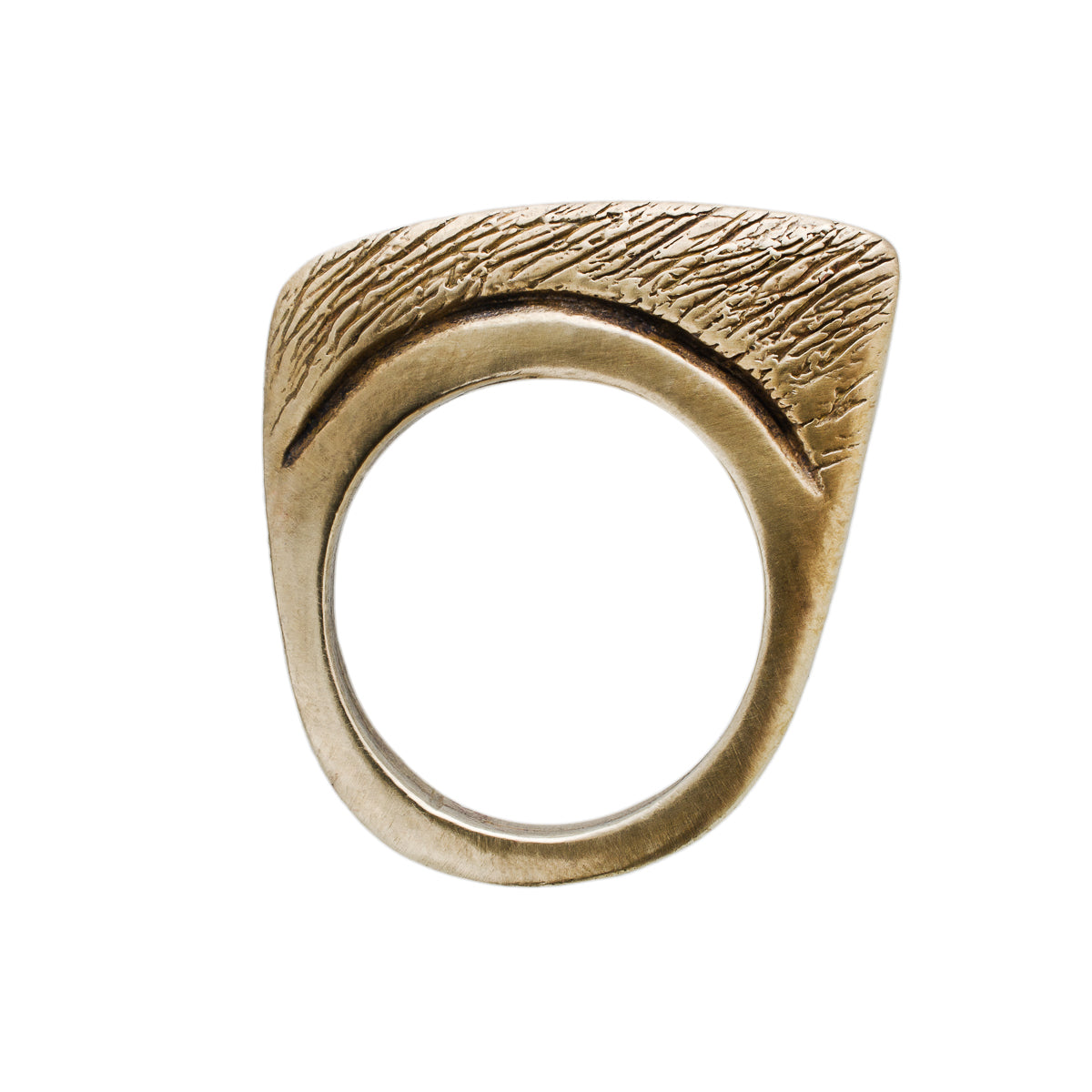 Porterness Studio Bronze Comb Over Ring